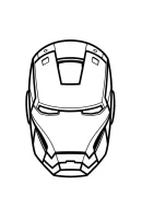 Iron Man kleurplaat 3
